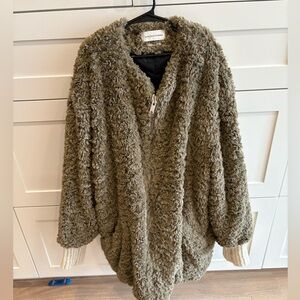 Isabel Marant Olive easy abrile Teddy Jacket